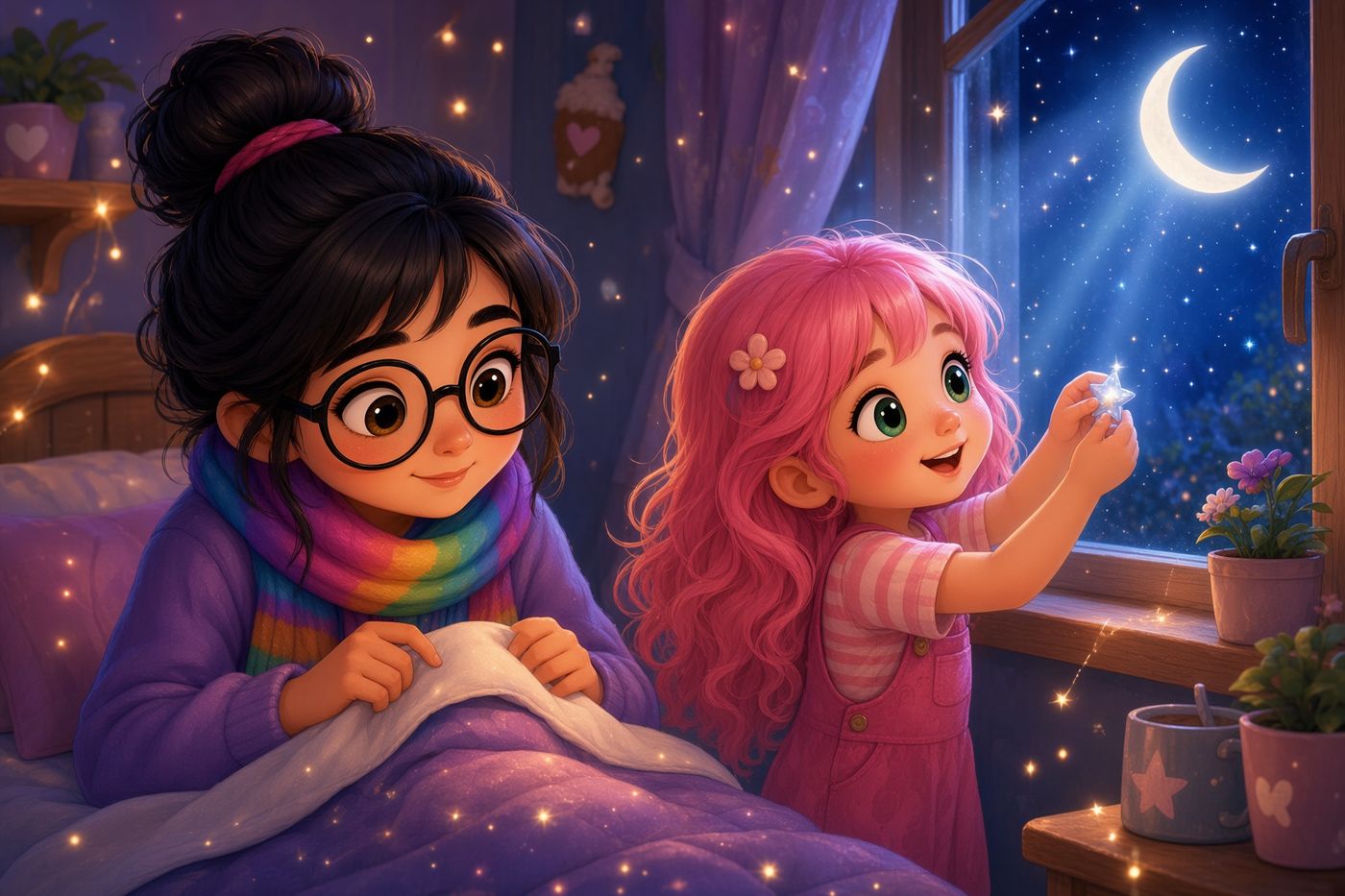 The star on the windowsill
