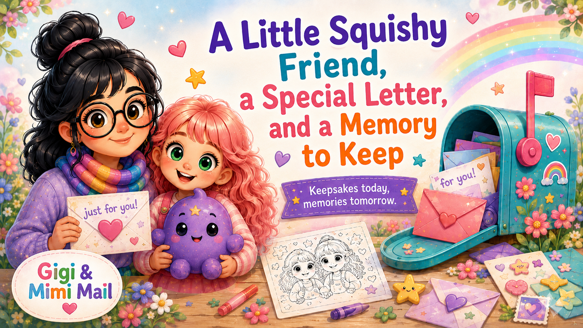 Gigi & Mimi Mail — A Little Squishy Friend, a Special Letter, and a Memory to Keep