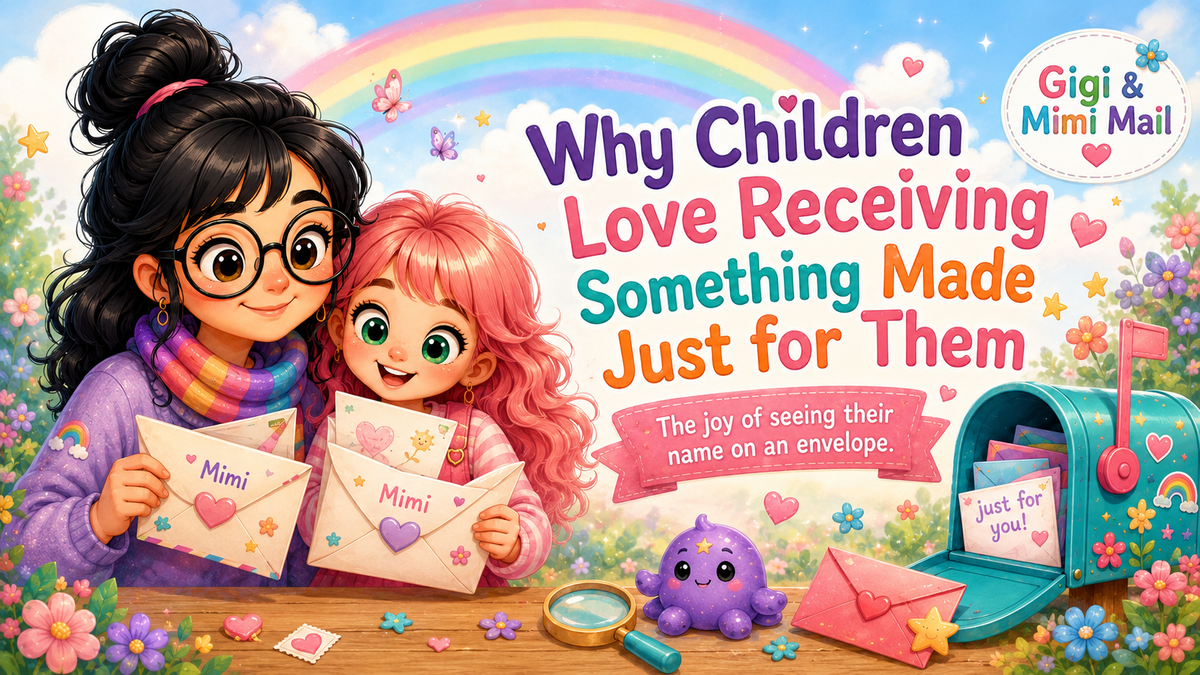 Gigi & Mimi Mail — Why Children Love Receiving Something Made Just for Them