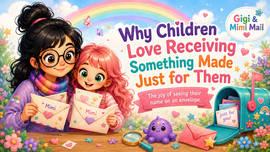 Gigi & Mimi Mail — Why Children Love Receiving Something Made Just for Them
