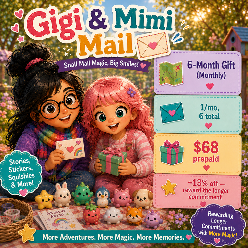 6-Month Gift Adventure — Monthly
