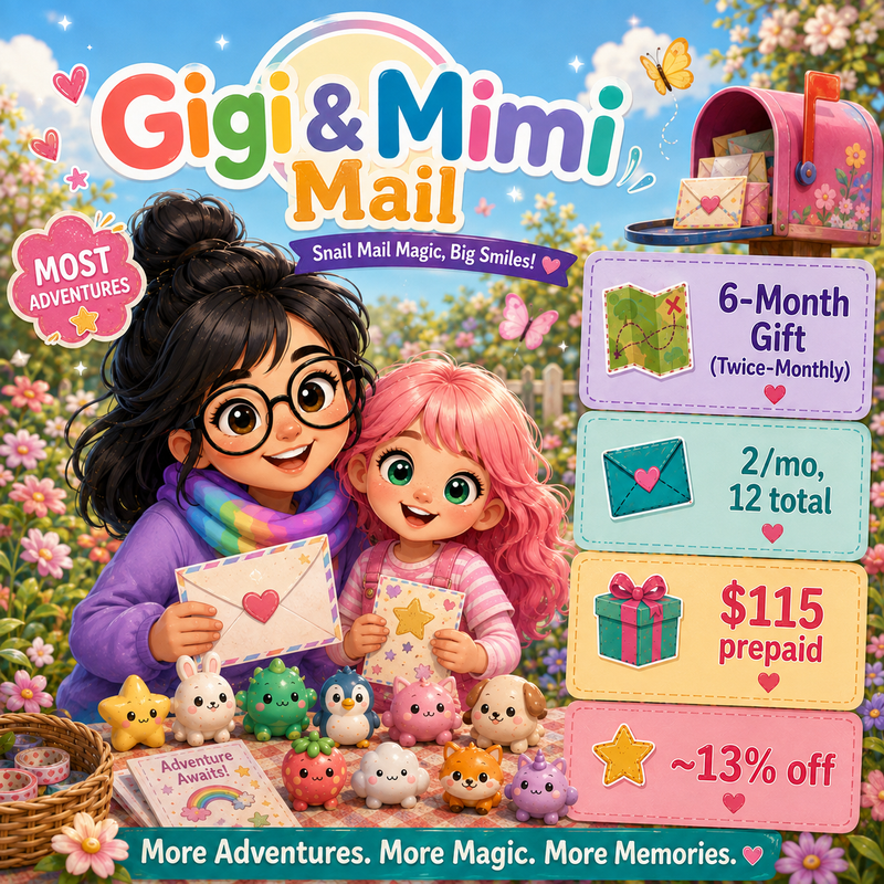 6-Month Gift Adventure — Twice-Monthly